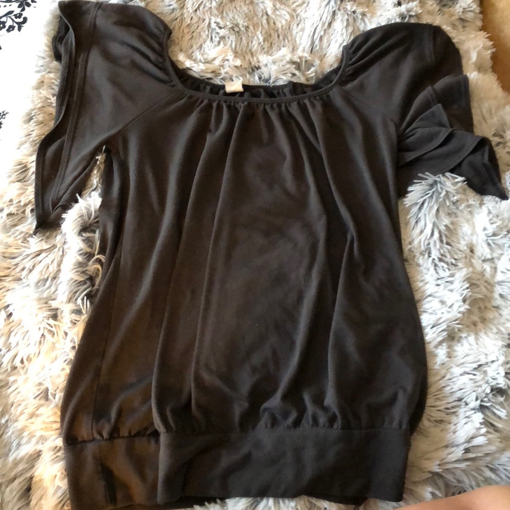 Dark blue top